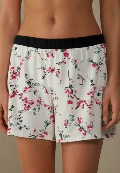 Intimissimi Damen Shorts - Weiß Powder White Flower Print