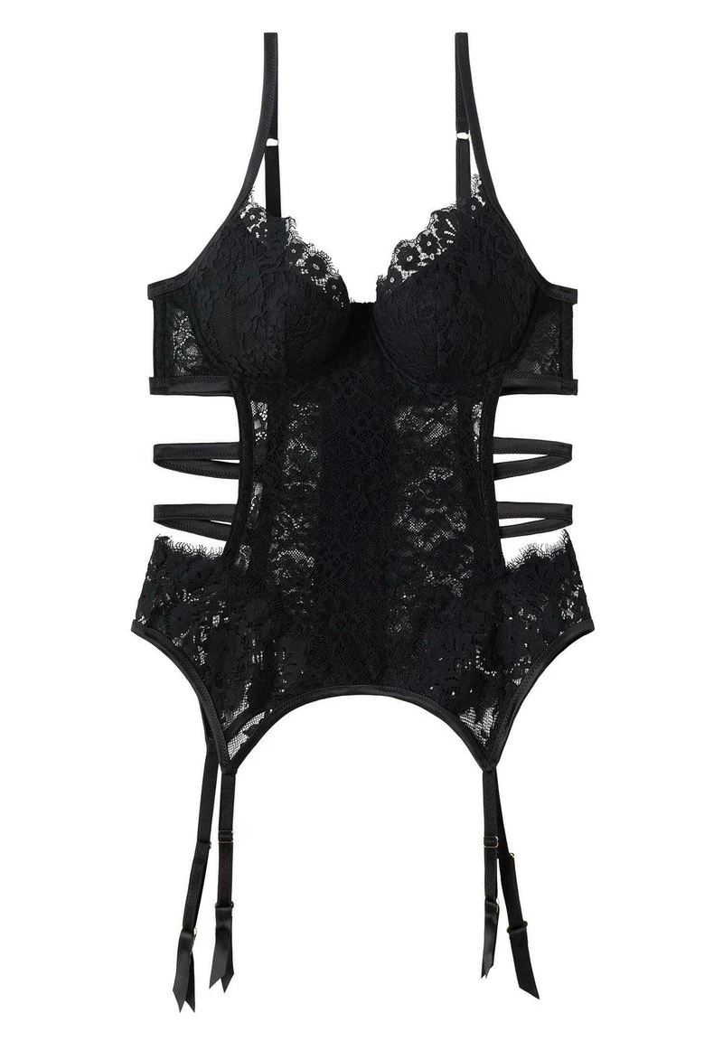 Intimissimi Damen HEART BEAT - Korsage - Schwarz Black 5 Intimissimi Damen HEART BEAT - Korsage - Schwarz Black – Bild 4