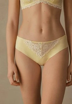 Intimissimi Damen MIT OFFENEN KANTEN PRETTY FLOWERS - Slip - Pastellgelb Elfenbein