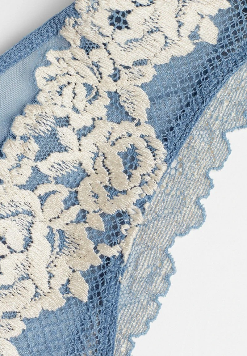 Intimissimi Damen TANGA PRETTY FLOWERS - String - Babyblau Elfenbein 7 Intimissimi Damen TANGA PRETTY FLOWERS - String - Babyblau Elfenbein – Bild 5