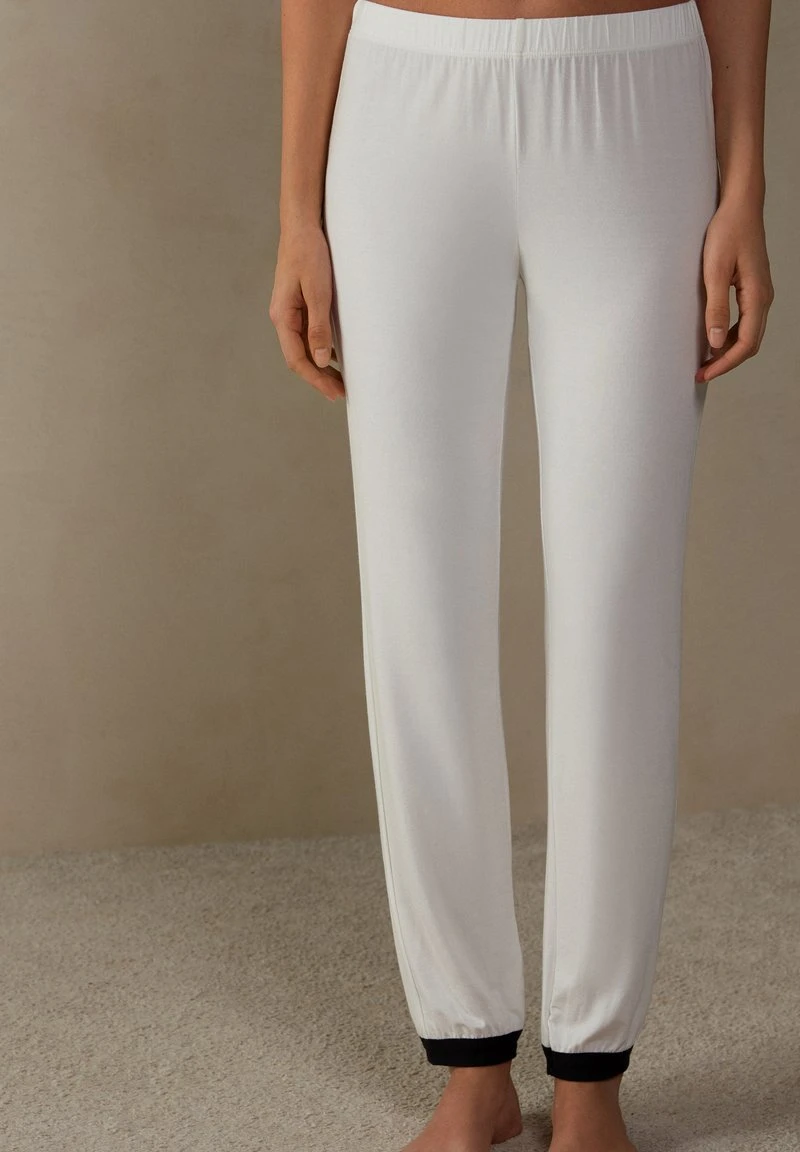 Intimissimi Damen BLOOM&BLOSSOM - Nachtwäsche Hose - Elfenbein Powder White 3 Intimissimi Damen BLOOM&BLOSSOM - Nachtwäsche Hose - Elfenbein Powder White