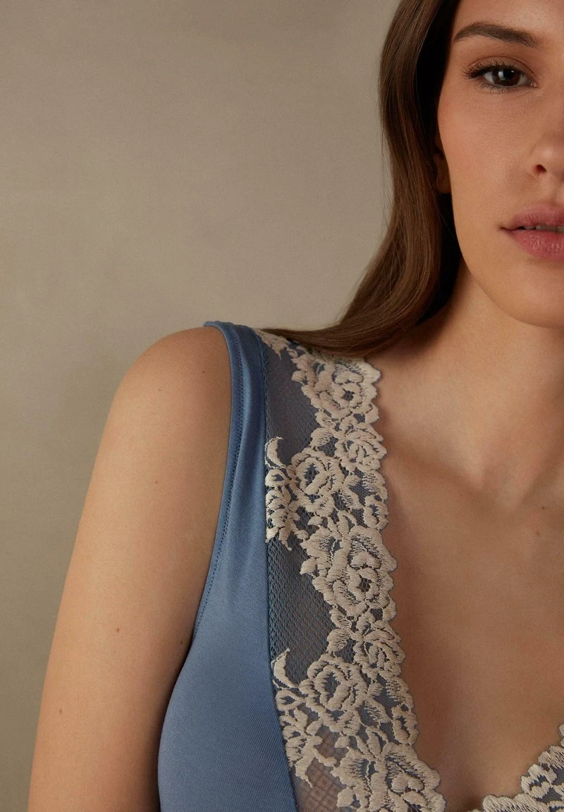 Intimissimi Damen Body - Babyblau Elfenbein 5 Intimissimi Damen Body - Babyblau Elfenbein – Bild 3