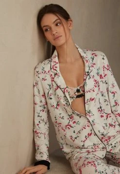 Intimissimi Damen LANGÄRMELIGES VORNE OFFENES - Nachtwäsche Shirt - Puderweiss Blumenprint 12 Intimissimi Damen LANGÄRMELIGES VORNE OFFENES - Nachtwäsche Shirt - Puderweiss Blumenprint -INTIMISSIMI Verkäufe f0935b84c1e74a83b51299a06acfe144