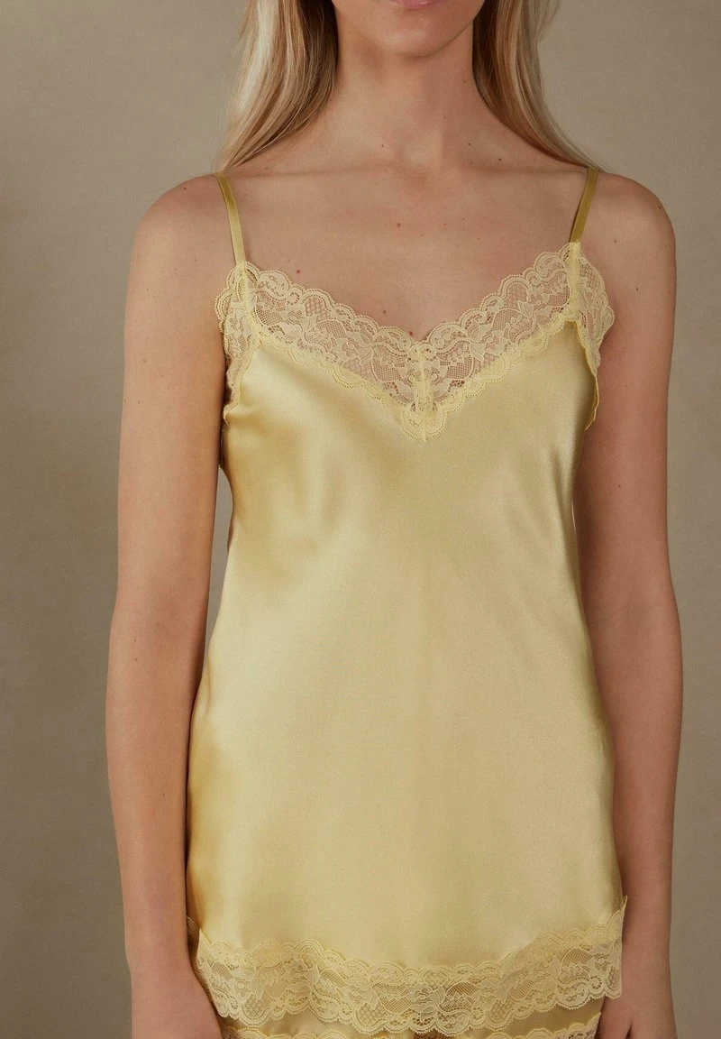 Intimissimi Damen Nachtwäsche Shirt - Gelb Pastel Yellow 3 Intimissimi Damen Nachtwäsche Shirt - Gelb Pastel Yellow