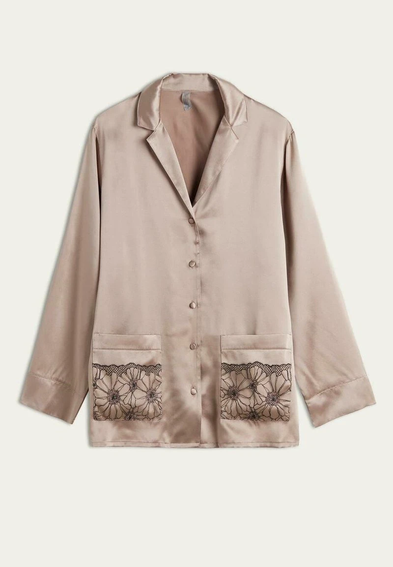 Intimissimi Damen MIT APPLIKATIONEN - Nachtwäsche Shirt - Cappuccino 3 Intimissimi Damen MIT APPLIKATIONEN - Nachtwäsche Shirt - Cappuccino