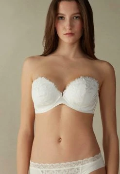 Intimissimi Damen ANNA FLY ME TO THE MOON - Trägerloser/variabler BH - Puderweiss