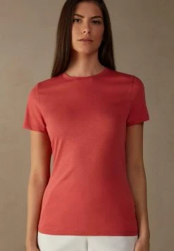 Intimissimi Damen T-Shirt Basic - Rosa Würzig