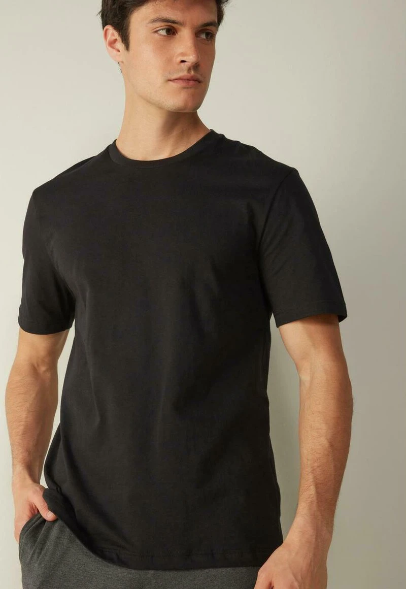 Intimissimi Herren T-Shirt Basic - Nero 3 Intimissimi Herren T-Shirt Basic - Nero