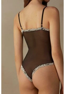 Intimissimi Damen PRETTY FLOWER - Body - Schwarz Elfenbein