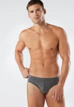 Intimissimi Herren SUPIMA - Slip - Grafite Mel